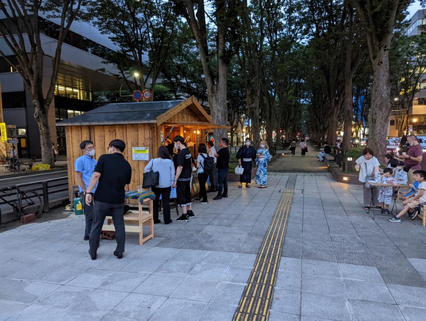 定禅寺通ストリートショップ社会実験について②